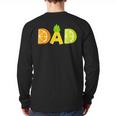 Dad Fruitarian Lover Summer Father Fruit Slice Long Sleeve T-Shirt Back Print Dad Fruitarian Lover Summer Father Fruit Slice Long Sleeve T-Shirt Back Print