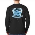 My Dad Is My Guardian Angel In Heaven Loss Father Memorial Long Sleeve T-Shirt Back Print