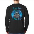 To My Dad In Heaven I Miss You Long Sleeve T-Shirt Back Print
