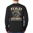 Being a Dad Is An Honor Grandpa Is Priceless Fathers Day Long Sleeve T-Shirt Back Print