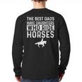 Dad Of Horse Lover Equestrian Horseback Rider Long Sleeve T-Shirt Back Print