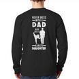 Dad Who Has a Karate Daughter Dad & Daughter Long Sleeve T-Shirt Back Print
