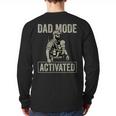 Dad Mode Activated Tactical Baby Carrier Military Father Long Sleeve T-Shirt Back Print