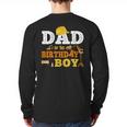 Dad Mom Of The Birthday Boy Kid Construction Matching Family Long Sleeve T-Shirt Back Print