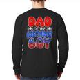Dad And Mom Birthday Boy Spider Family Matching Long Sleeve T-Shirt Back Print