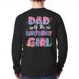 Dad And Mom Of The Birthday Girl Party Decor Family Matching Long Sleeve T-Shirt Back Print Dad And Mom Of The Birthday Girl Party Decor Family Matching Long Sleeve T-Shirt Back Print