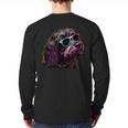 Dad Mom Cool Dog Sunglasses Cockapoo Long Sleeve T-Shirt Back Print