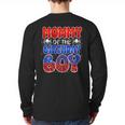Dad And Mom Mommy Birthday Boy Spider Family Matching Long Sleeve T-Shirt Back Print