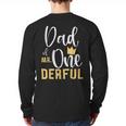 Dad Of Mr Onederful 1st Birthday First One-Derful Matching Long Sleeve T-Shirt Back Print