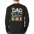 Dad Of The Notorious One Old School 1st Hip Hop Birthday Long Sleeve T-Shirt Back Print