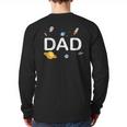 Dad Outer Space Birthday Party Family Boys Girls Long Sleeve T-Shirt Back Print Dad Outer Space Birthday Party Family Boys Girls Long Sleeve T-Shirt Back Print