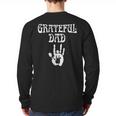 Dad Retro Distressed Grateful Dad Long Sleeve T-Shirt Back Print Dad Retro Distressed Grateful Dad Long Sleeve T-Shirt Back Print
