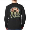Dad Of The Ringmaster Kids Circus Theme B-Day Party Long Sleeve T-Shirt Back Print