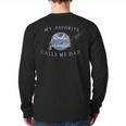 Dad Rocket Scientist Long Sleeve T-Shirt Back Print