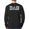 Dad Shirts For Dad Vintage Dad Idea Fathers Day Fun Long Sleeve T-Shirt Back Print