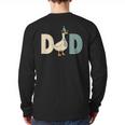 Dad Silly Goose 1st Birthday Family Matching Pocket Long Sleeve T-Shirt Back Print