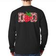 Dad Strawberry Birthday Long Sleeve T-Shirt Back Print