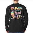 Dad Of The Sweet One Ice Cream 1St Birthday Party Long Sleeve T-Shirt Back Print