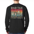 Dad Tax Making Sure It's Not Poison Men Father’s Day Long Sleeve T-Shirt Back Print
