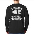 Dad Of Twins 2024 Father Twice As Cool Father's Day Twin Dad Long Sleeve T-Shirt Back Print