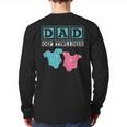 Dad Of Twins Family Daddy Fathers Day Future Parents Long Sleeve T-Shirt Back Print