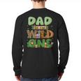 Dad Of The Wild One Birthday Family Matching Party Decor Long Sleeve T-Shirt Back Print