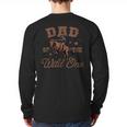 Dad Of The Wild One Cowboy Western Rodeo Party Matching Long Sleeve T-Shirt Back Print