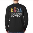 Dada 1st Birthday Cowboy Western Dada Birthday Boy Long Sleeve T-Shirt Back Print Dada 1st Birthday Cowboy Western Dada Birthday Boy Long Sleeve T-Shirt Back Print