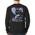 Dada Dad 1st Birthday Mermaid Oneder The Sea Family Matching Long Sleeve T-Shirt Back Print