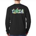 Dada Farm Animal Birthday Family Matching Party Dad Father Long Sleeve T-Shirt Back Print