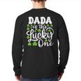 Dada Of The Lucky One First Birthday St Patrick's Day Long Sleeve T-Shirt Back Print