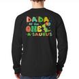 Dada Of The One-A-Saurus 1st Birthday Boy Dinosaur Family Long Sleeve T-Shirt Back Print Dada Of The One-A-Saurus 1st Birthday Boy Dinosaur Family Long Sleeve T-Shirt Back Print