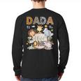Dada Of The Wild One 1St Birthday Safari Jungle Animals Long Sleeve T-Shirt Back Print