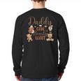 Daddy Can Bearly Wait Bear Gender Neutral Boy Baby Shower Long Sleeve T-Shirt Back Print