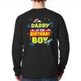 Daddy Of The Birthday Astronaut Boy Outer Space Theme Party Long Sleeve T-Shirt Back Print Daddy Of The Birthday Astronaut Boy Outer Space Theme Party Long Sleeve T-Shirt Back Print