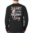 Daddy Of The Birthday Boy Cow Farm 1St Birthday Boy Long Sleeve T-Shirt Back Print Daddy Of The Birthday Boy Cow Farm 1St Birthday Boy Long Sleeve T-Shirt Back Print