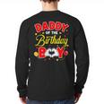 Daddy Of The Birthday Boy Matching Dad Son Family Birthday Long Sleeve T-Shirt Back Print