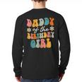 Daddy Of The Birthday Girl Groovy Themed Father Dad Long Sleeve T-Shirt Back Print Daddy Of The Birthday Girl Groovy Themed Father Dad Long Sleeve T-Shirt Back Print