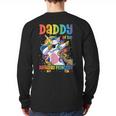Daddy Of The Birthday Princess Girl Dabbing Unicorn Dad Long Sleeve T-Shirt Back Print