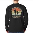 Daddy And Daughter Best Friends For Life Dad Father's Day Long Sleeve T-Shirt Back Print