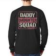 Daddy Daughter Squad Fathers Day Matching Dad And Daughter Long Sleeve T-Shirt Back Print