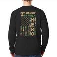 My Daddy Is My Hero Military Dad US Flag Father’s Day Long Sleeve T-Shirt Back Print My Daddy Is My Hero Military Dad US Flag Father’s Day Long Sleeve T-Shirt Back Print