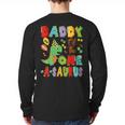 Daddy Of The One-A-Saurus 1St Birthday Boy Dinosaur Long Sleeve T-Shirt Back Print