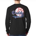 Daddy Of Rookie 1st Birthday Baseball Theme Matching Party Long Sleeve T-Shirt Back Print Daddy Of Rookie 1st Birthday Baseball Theme Matching Party Long Sleeve T-Shirt Back Print