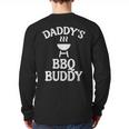 Daddys BBQ Buddy Cute Barbecue Family Match Boys Girls Kids Long Sleeve T-Shirt Back Print