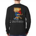 Daniel And Dad Tiger Dark Shirt Long Sleeve T-Shirt Back Print