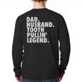 Dentist Men Son Husband Dad Boss Long Sleeve T-Shirt Back Print