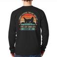 I Didn't Choose The Cat Dad Life The Cat Dad Life Chose Me Long Sleeve T-Shirt Back Print