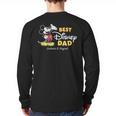 Disney Mickey Mouse Best Disney Dad Birthday Father’s Day Long Sleeve T-Shirt Back Print