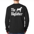 The DogfatherShirt Boxer Dog Lover Shirt For Men Dad Long Sleeve T-Shirt Back Print